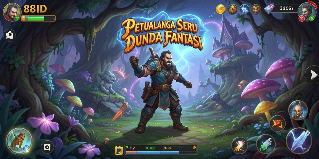 Tangkapan layar utama 88ID menampilkan aksi seru dalam gameplay petualangan.
