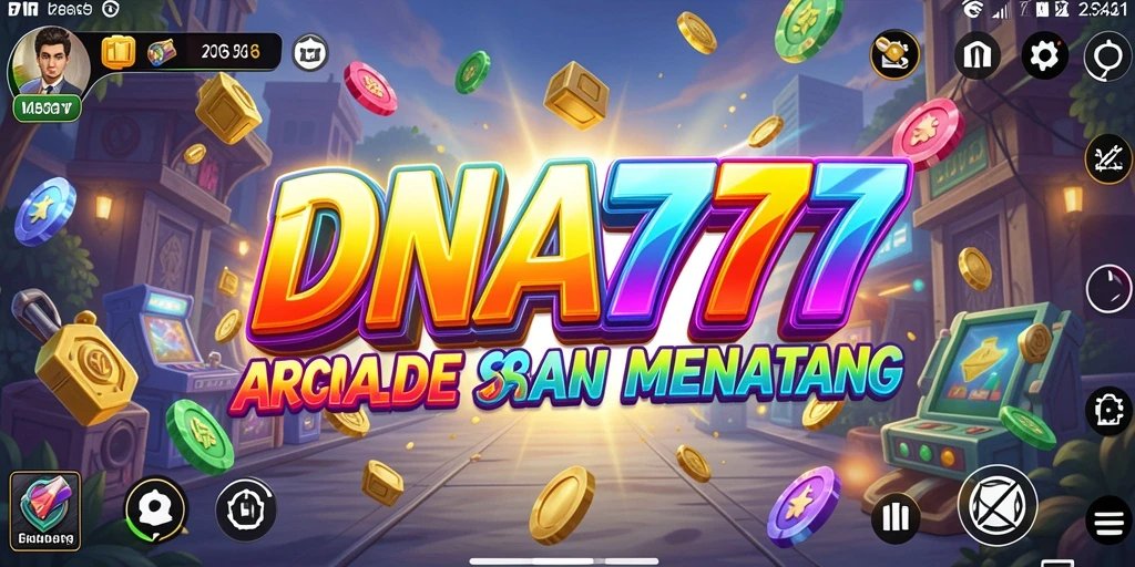 Gambaran gameplay menantang dan penuh warna dari DNA777.