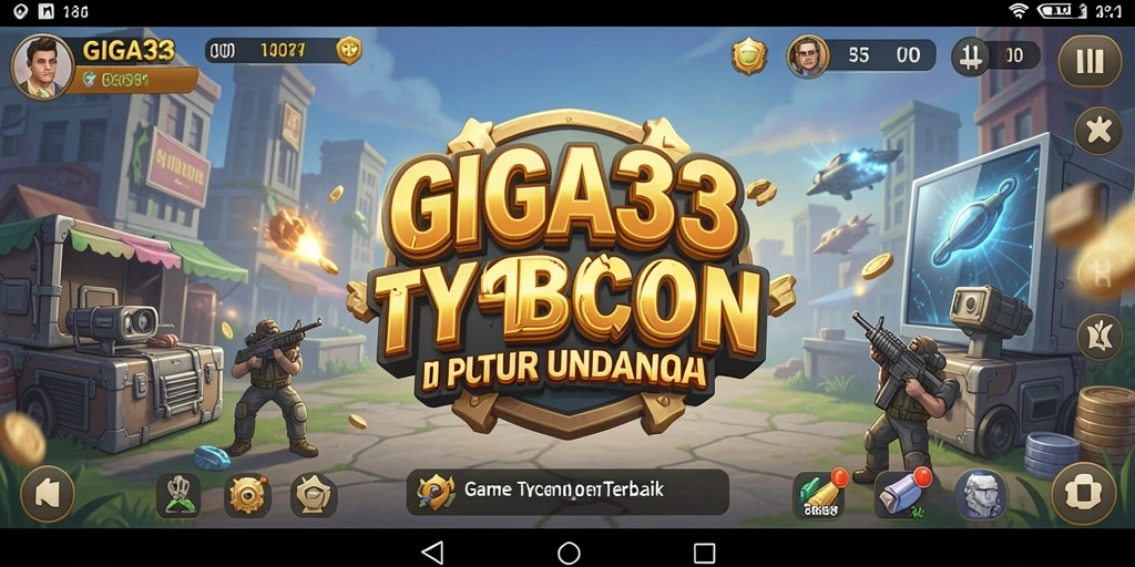Tampilan gameplay GIGA33 yang menakjubkan dan interaktif.