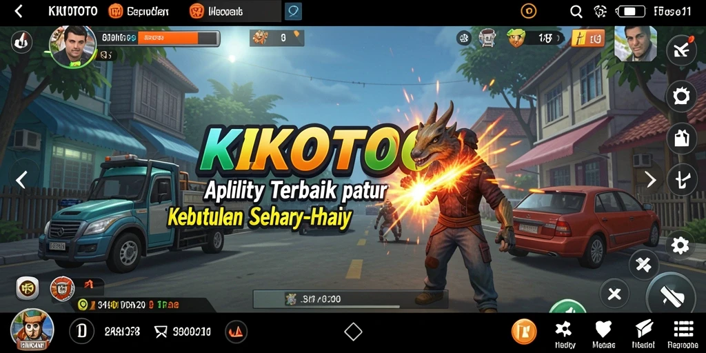 Tampilan antarmuka KIKOTOTO yang intuitif dan menarik.