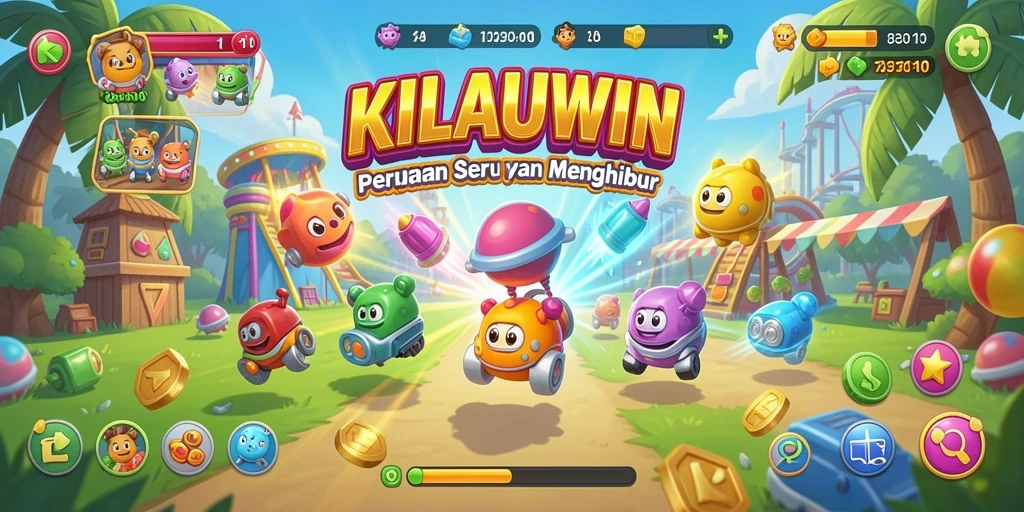 Screenshot KILAUWIN menampilkan gameplay yang seru dan penuh warna.