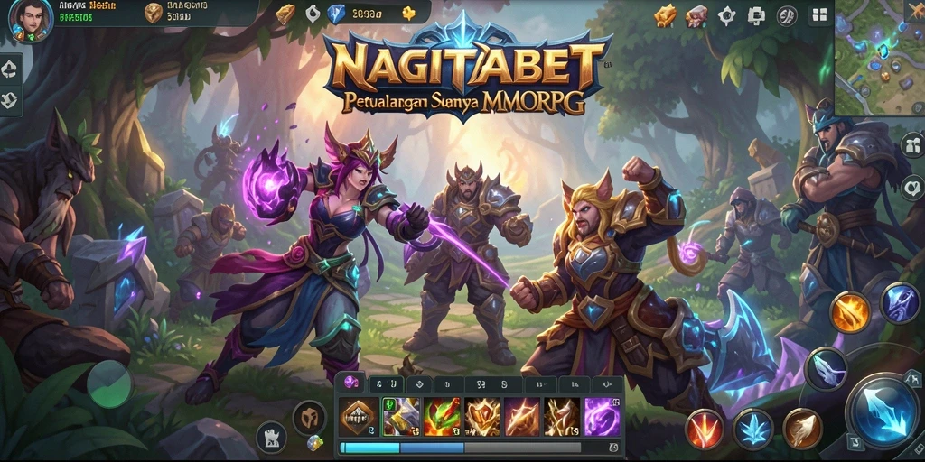 Tampilan menarik dari gameplay seru dalam NAGITABET MMORPG.