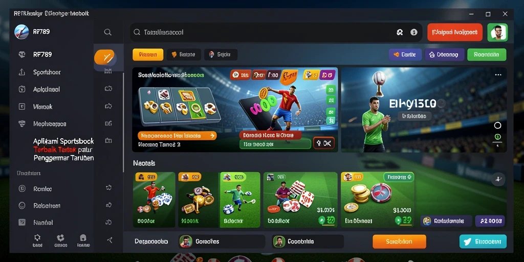 Tampilan gameplay RR789 yang menarik di dunia Sportsbook.