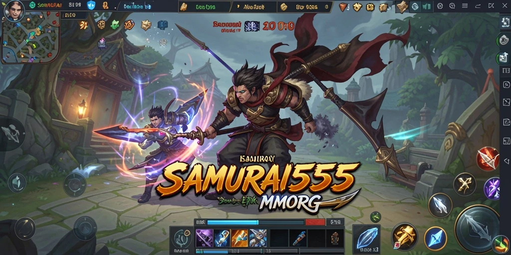 Gameplay mendebarkan di dunia samurai