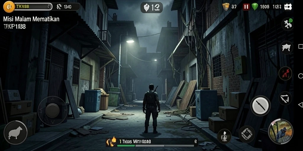 Screenshot gameplay TKP188 yang menakutkan dan mencekam.